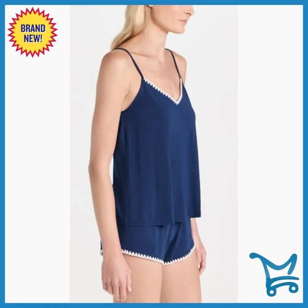 X-Large Modal Spandex Cami Shorts Set Adjustable Straps Relaxed Fit